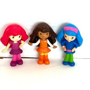 Strawberry Shortcake 2010 McDonald’s Blueberry & Orange & Berry 3in Toys
